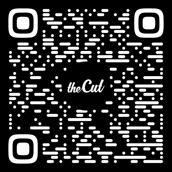 QR code that opens the Signature Fades booking page on theCut